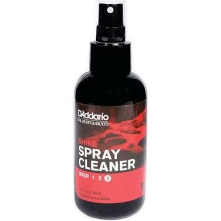 D'Addario D’Addario Shine Instant Spray Guitar Cleaner, 4 oz.