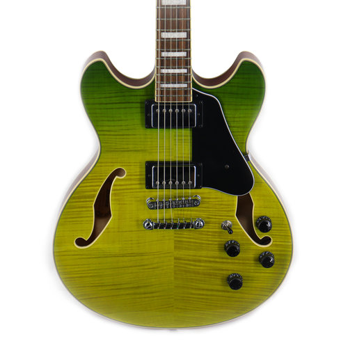 Ibanez Ibanez AS73FMGVG AS Artcore 6str Electric Guitar - Green Valley Gradation Ibanez Ibanez AS73FMGVG AS Artcore 6str Electric Guitar - Green Valley Gradation