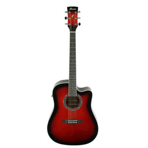 Ibanez Ibanez PF28ECE Acoustic/Electric Guitar - Transparent Red Sunburst