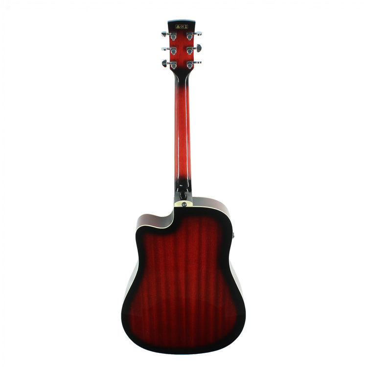 Ibanez Ibanez PF28ECE Acoustic/Electric Guitar - Transparent Red Sunburst