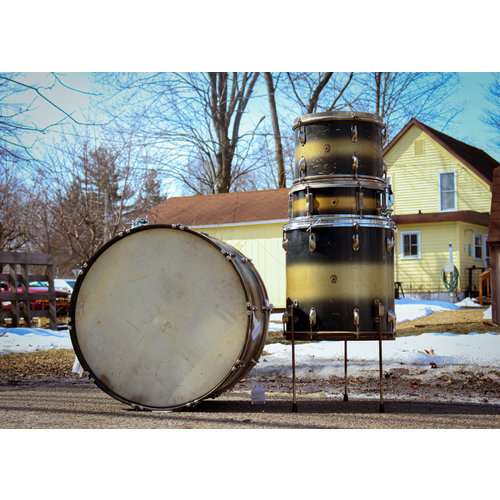 Ludwig Vintage Ludwig (WFL) 1947 Big Time Drum Set(Zephyr Lugs) w/1964/5 Ludwig Snare Drum Ludwig Vintage Ludwig (WFL) 1947 Big Time Drum Set(Zephyr Lugs) w/1964/5 Ludwig Snare Drum