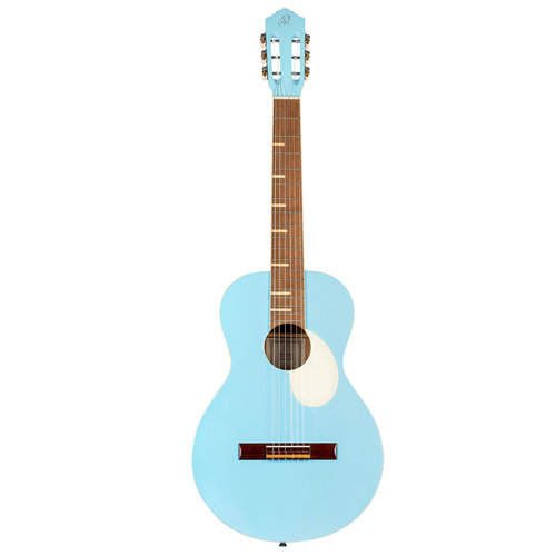 Ortega Ortega Gaucho Series Nylon String Guitar w/Gig Bag - Sky Blue Ortega Ortega Gaucho Series Nylon String Guitar w/Gig Bag - Sky Blue