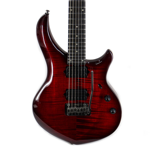 Sterling by Music Man Sterling by Music Man Majesty MAJ200X Flame Maple in Royal Red w/Gig Bag Sterling by Music Man Sterling by Music Man Majesty MAJ200X Flame Maple in Royal Red w/Gig Bag