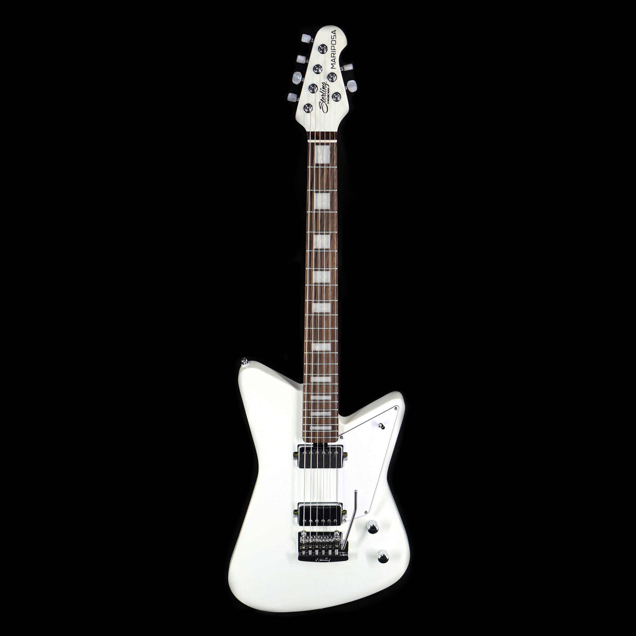 Sterling by Music Man Mariposa, Imperial White - B's Music Shop