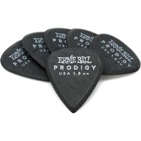 Ernie Ball 1.5mm Black Standard Prodigy Picks 6-pack