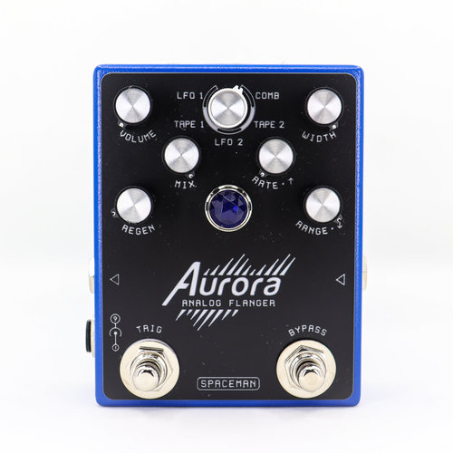 Spaceman Effects Spaceman Aurora Multi-Mode Analog Flanger - Standard Blue Spaceman Effects Spaceman Aurora Multi-Mode Analog Flanger - Standard Blue