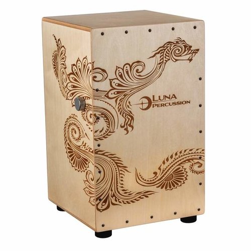 Luna Percussion Luna Henna Dragon Cajon with Bag Luna Percussion Luna Henna Dragon Cajon with Bag