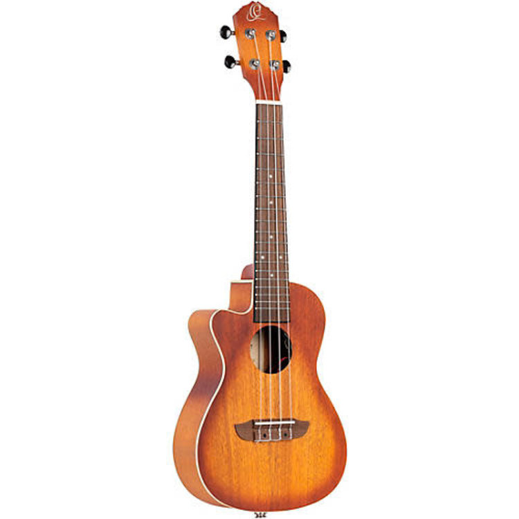 Ortega Ortega RUDAWN-CE-L - Lefty Concert Acoustic/Electric Ukulele - Earth Series