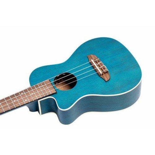 Ortega Ortega RUOCEAN-CE-L - Lefty Concert Acoustic/Electric Ukulele - Earth Series