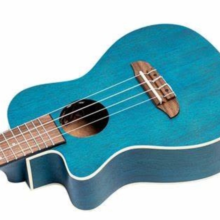 Ortega Ortega RUOCEAN-CE-L - Lefty Concert Acoustic/Electric Ukulele - Earth Series