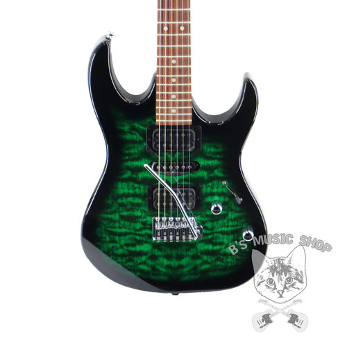 Ibanez Ibanez GIO RX70QATEB 6str Electric Guitar - Transparent Emerald Burst Ibanez Ibanez GIO RX70QATEB 6str Electric Guitar - Transparent Emerald Burst