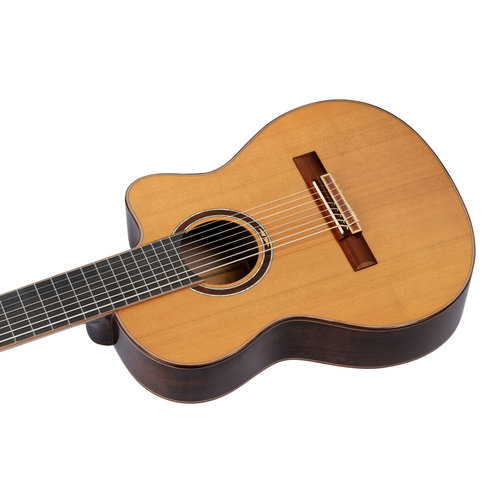 Ortega Ortega RCE159-8 - 8-String - Solid Top Acoustic/Electric Nylon String Guitar - Performer Series - w/ Bag Ortega Ortega RCE159-8 - 8-String - Solid Top Acoustic/Electric Nylon String Guitar - Performer Series - w/ Bag
