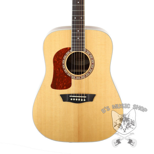 Washburn Washburn Heritage 10 Left Hand Dreadnought in Natural Gloss Washburn Washburn Heritage 10 Left Hand Dreadnought in Natural Gloss