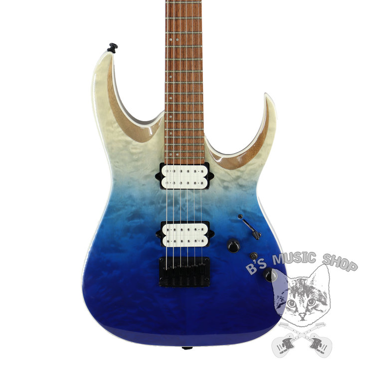 Ibanez Ibanez High Performance RGA42HPQM Electric Guitar - Blue Iceberg Gradation