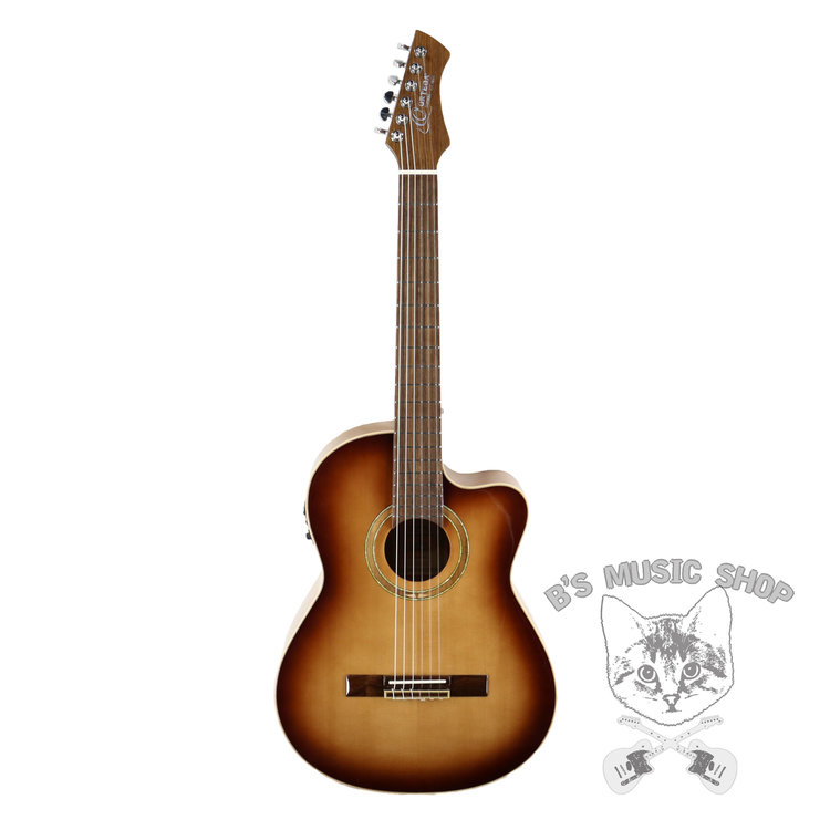 Ortega Ortega RCE238SN-FT - Solid Top Acoustic/Electric Nylon String Guitar - Performer Series - w/ Bag