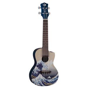 Luna Guitars Luna Uke Great Wave Concert w/Gigbag