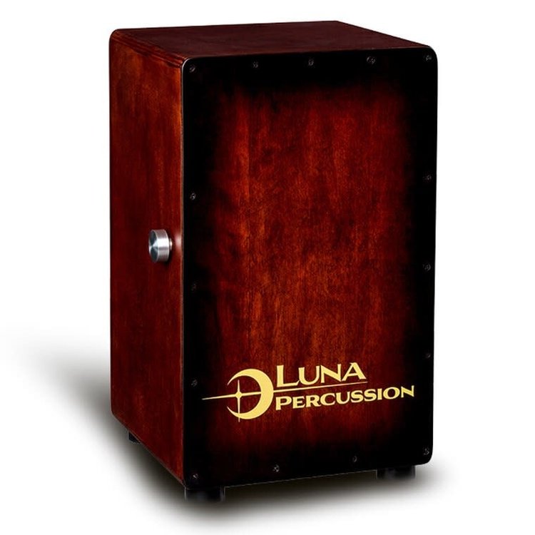 Luna Percussion Luna Vintage Mahogany Cajon with Bag