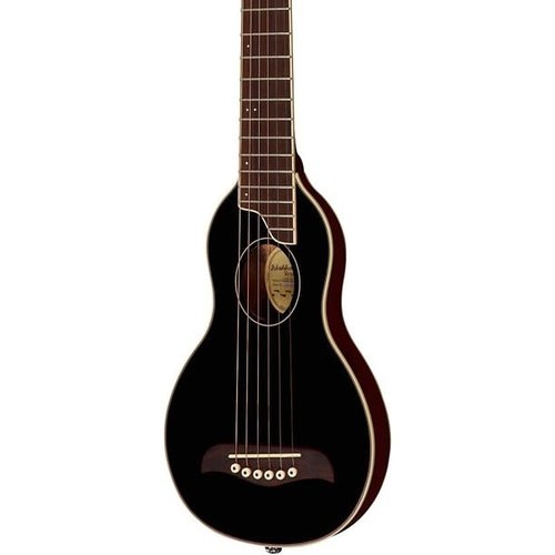Washburn Washburn Rover Travel Guitar w/Gig Bag - Black Washburn Washburn Rover Travel Guitar w/Gig Bag - Black