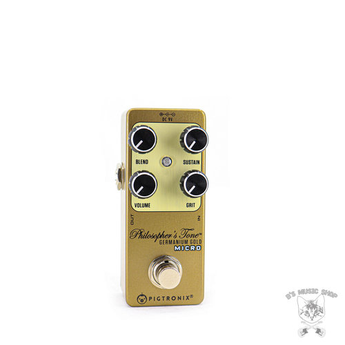 Pigtronix Used Pigtronix Philosopher's Tone Germanium Gold Micro Pigtronix Used Pigtronix Philosopher's Tone Germanium Gold Micro