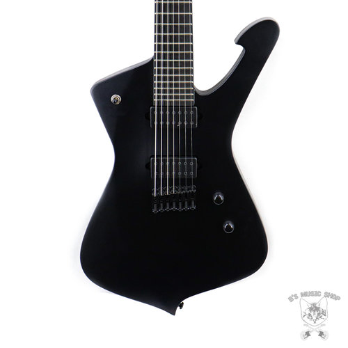 Ibanez Ibanez ICTB721BKF Iceman Iron Label 7str Electric Guitar w/Bag - Black Flat Ibanez Ibanez ICTB721BKF Iceman Iron Label 7str Electric Guitar w/Bag - Black Flat