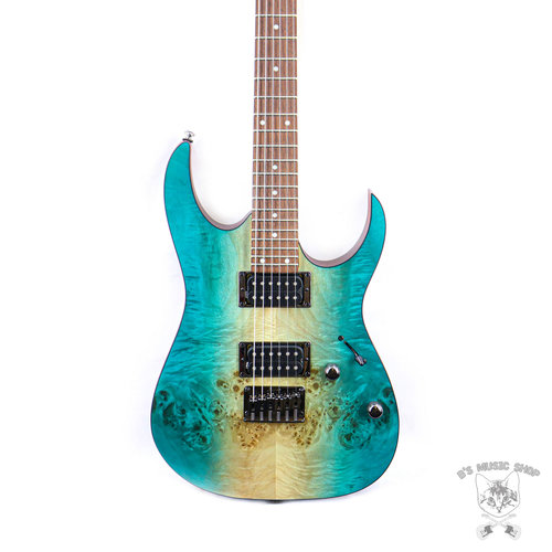 Ibanez Ibanez RG421PBCHF RG Standard 6str Electric Guitar - Caribbean Shoreline Flat Ibanez Ibanez RG421PBCHF RG Standard 6str Electric Guitar - Caribbean Shoreline Flat