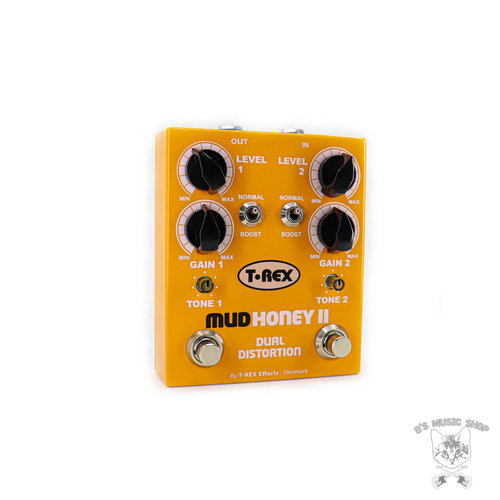 T-Rex T-Rex Mudhoney II Twin-Channel Distortion Pedal w/Boost T-Rex T-Rex Mudhoney II Twin-Channel Distortion Pedal w/Boost