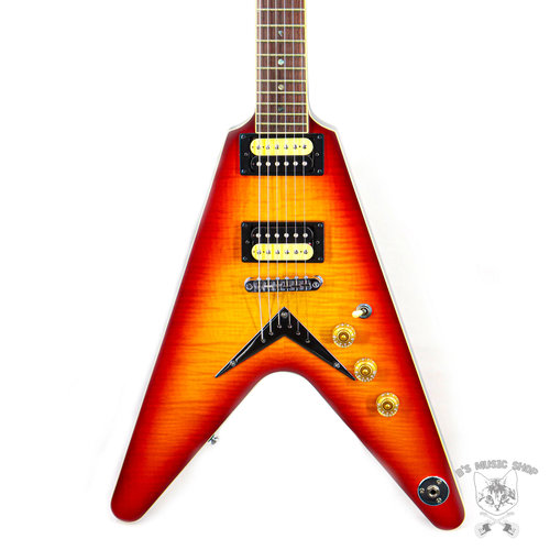 Dean Dean V 79 Flame Maple Trans Cherry Sunburst Dean Dean V 79 Flame Maple Trans Cherry Sunburst