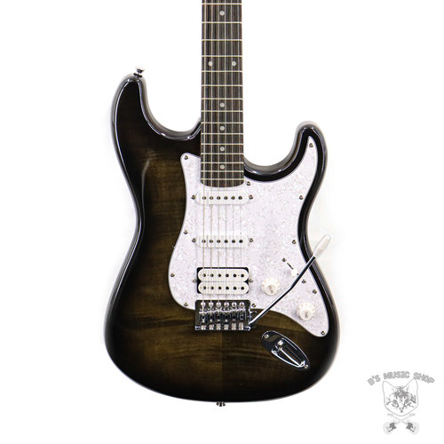 Washburn Washburn Sonamaster Deluxe in Transparent Black Washburn Washburn Sonamaster Deluxe in Transparent Black