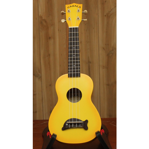 Makala Makala Dolphin Yellow Burst Soprano Ukulele