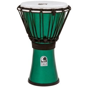 Toca Toca Freestyle ColorSound 7" Djembe - Metallic Green