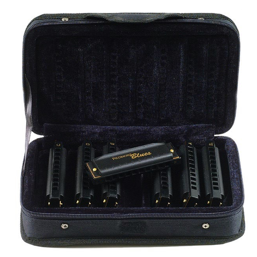 Hohner Hohner Piedmont Blues Bundle - Keys of G,A,C,D,E & Case Hohner Hohner Piedmont Blues Bundle - Keys of G,A,C,D,E & Case