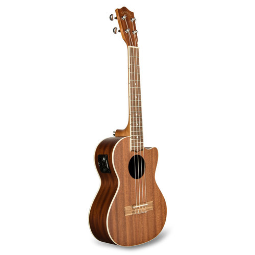 Lanikai Lanikai Mahogany Cutaway Electric Tenor Ukulele w/Bag Lanikai Lanikai Mahogany Cutaway Electric Tenor Ukulele w/Bag