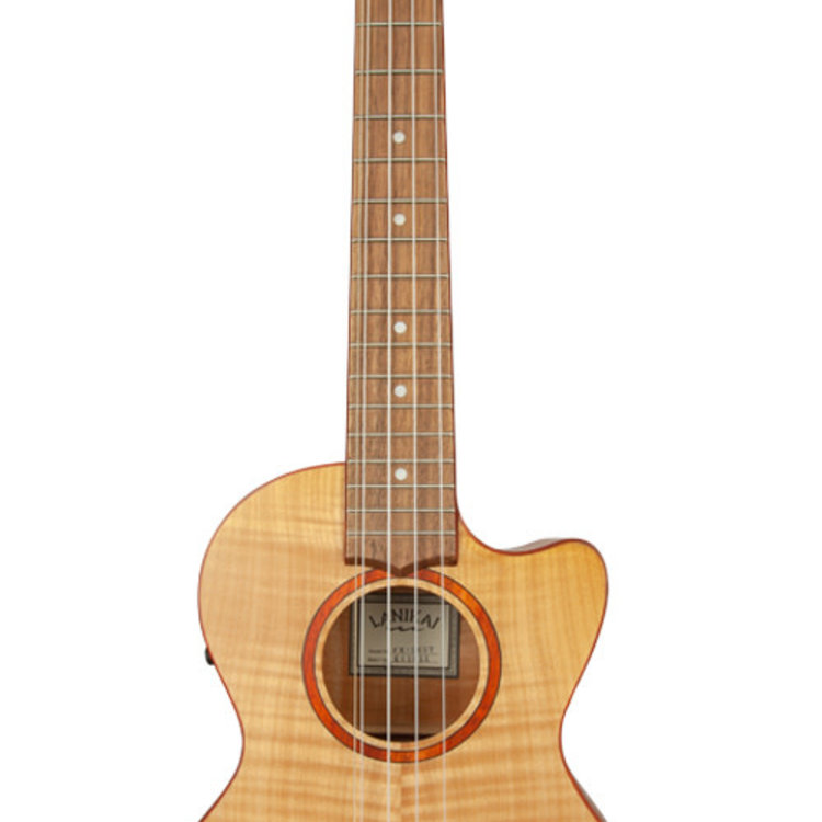 Lanikai Lanikai Flame Maple 5-String Cutaway Electric Tenor Ukulele w/Gig Bag