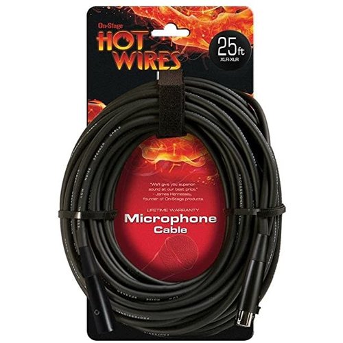 On-Stage On-Stage MC12-25 Mic Cable (25', XLR-XLR) On-Stage On-Stage MC12-25 Mic Cable (25', XLR-XLR)