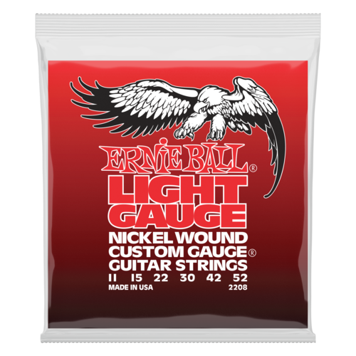 Ernie Ball Ernie Ball Light Nickel Wound w/ wound G Electric Guitar Strings - 11-52 Gauge Ernie Ball Ernie Ball Light Nickel Wound w/ wound G Electric Guitar Strings - 11-52 Gauge