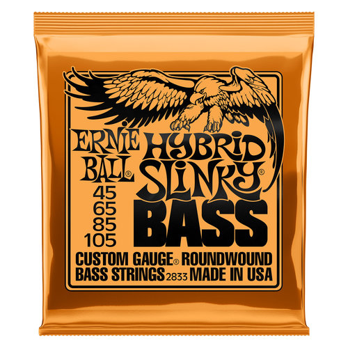 Ernie Ball Ernie Ball Hybrid Slinky Nickel Wound Electric Bass Strings - 45-105 Gauge