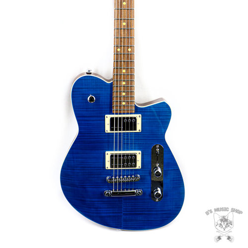Reverend Reverend Charger RA in Trans Blue Reverend Reverend Charger RA in Trans Blue