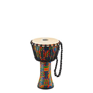 Meinl Percussion Meinl Percussion 8" Rope Tuned Travel Series Djembes, Goat Skin Head (Patented), Kenyan Quilt