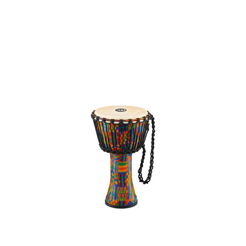 Meinl Percussion Meinl Percussion 8" Rope Tuned Travel Series Djembes, Goat Skin Head (Patented), Kenyan Quilt