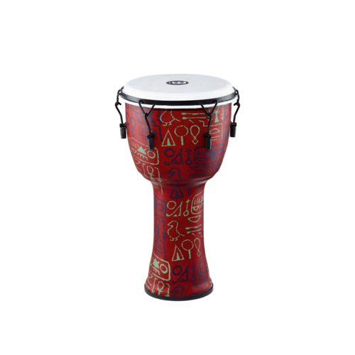 Meinl Percussion Meinl 12" Mechanical Tuned Travel Series Djembe, Pharaoh's Script, Synthetic Head