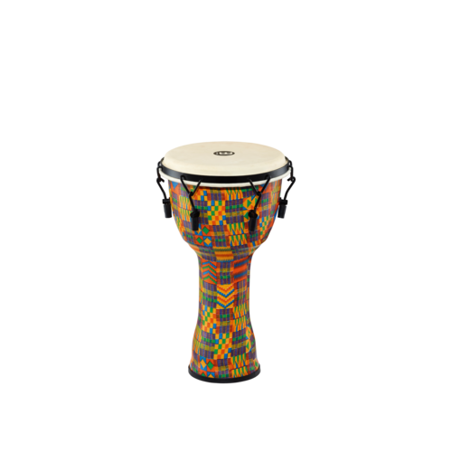 Meinl Percussion Meinl 10" Mechanical Tuned Travel Series Djembe, Kenyan Quilt, Goat Head Meinl Percussion Meinl 10" Mechanical Tuned Travel Series Djembe, Kenyan Quilt, Goat Head