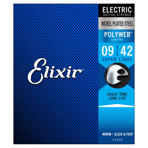 Elixir Elixir Polyweb Electric Guitar Strings - Super Light 9-42