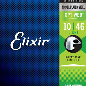 Elixir Elixir OptiWeb Electric Guitar Strings - Light 10-46
