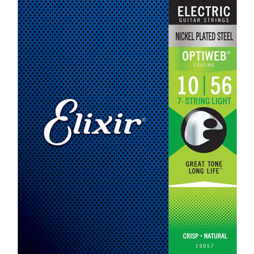 Elixir Elixir OptiWeb Electric Guitar Strings - 7-String Light 10-56