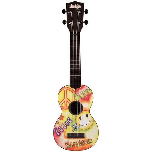 Kala Kala Ukadelic Soprano Ukulele Peace Love Kala Kala Ukadelic Soprano Ukulele Peace Love