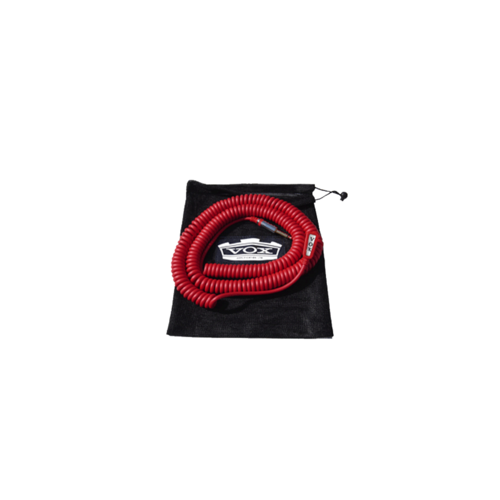 Vox Vox Vintage Coiled Cable - 29.5', Red Vox Vox Vintage Coiled Cable - 29.5', Red