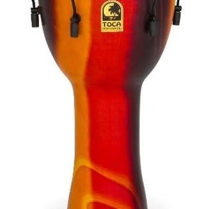 Toca Toca Freestyle 10" Mechanically Tuned Extended Rim Djembe - Fiesta