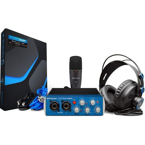 PreSonus PreSonus AudioBox 96 Studio AudioBox USB 96, HD7 Headphones, M7 Mic, Studio One Artist PreSonus PreSonus AudioBox 96 Studio AudioBox USB 96, HD7 Headphones, M7 Mic, Studio One Artist