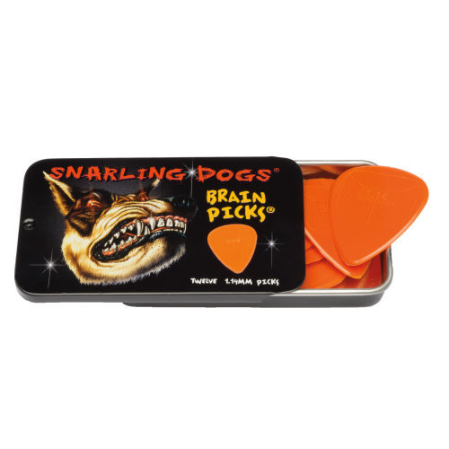 Snarling Dog Brain Picks, 12 Pack - 1.14mm Snarling Dog Brain Picks, 12 Pack - 1.14mm