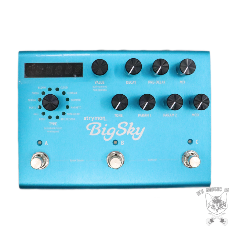 Strymon Strymon BigSky Reverberator - Multi-reverb effect pedal